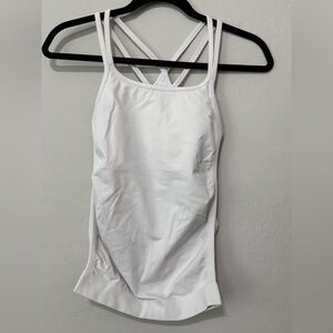 Sweaty Betty SZ XS Women's White Strappy Tank in excellent condition